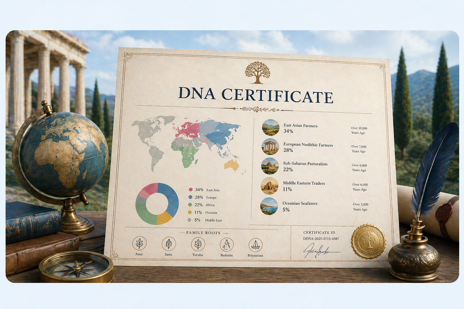 DreamDNA certificate